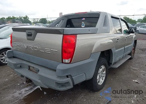 2002 Chevrolet Avalanche K1500 from USA, damaged, VIN 3GNEK13T42G153921